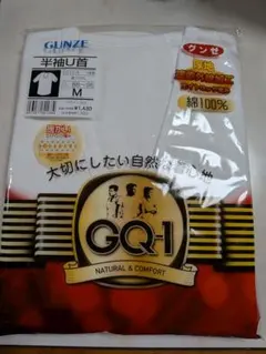 GUNZE GQ-1 半袖U首 Tシャツ Mサイズ 2枚セット