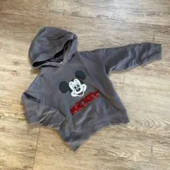 GLOBAL WORK 裏毛生地ミッキーマウス パーカー 110 プルオーバー