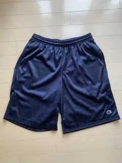 【美品】Champion メッシュ ハーフパンツ ネイビー