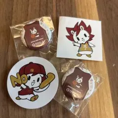 川崎ブレイブサンダース　ロウル　シール2枚　缶バッジ2点