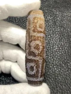 【最強と名高い珍しい天珠】約70mm 特大の火供養九眼天珠