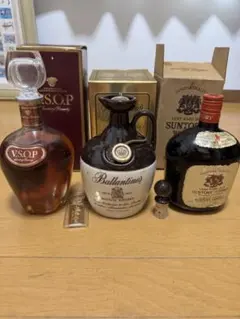 Ballantine's Scotch Whisky 陶器ボトル他2本のサムネイル