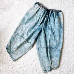 【美品】AFYF デニム バルーンパンツ FREEサイズ