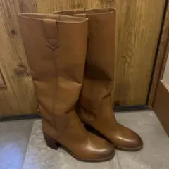 ZARA★キャメルロングブーツ★