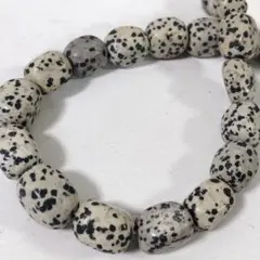 dp392/SALE！天然石◇ダルメシアンジャスパー　 1連