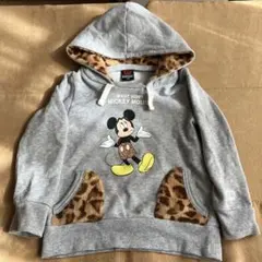 ベビド♡ミッキー♡ヒョウ柄♡BABYDOLL ミッキーマウス パーカー 110