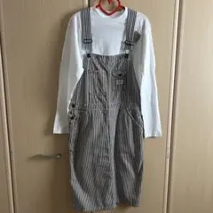 ★GW限定値下げ★ストライプ サロペット (JOHNBULL)