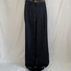 90s vintage wool 2tuck wide slacks c-boy