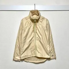 Champion ナイロンジャケット 羽織 裏フリース S ジャージ ベージュ