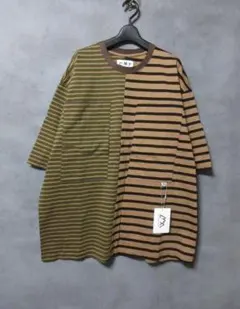黒白 新品 コムフィアウトドアガーメント ボーダー BORDER Tシャツ 
