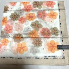 BURBERRY 大判ハンカチ 花柄 ベージュのサムネイル