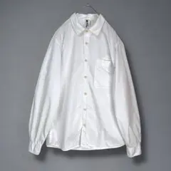 MHL. マーガレット・ハウエル コットン 白シャツ Sサイズ BDシャツ