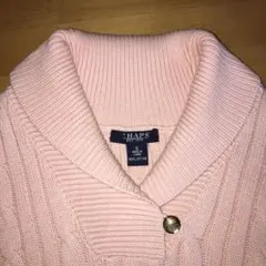 CHAPS EST.1978 ケーブル編み ニット ピンク コットン Sのサムネイル