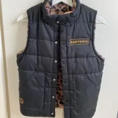 リバーシブルベスト　裏ボアベスト　ベビードール