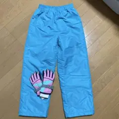 CCI 水色 スキーウェア 150サイズ 手袋付き