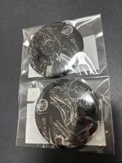 鬼滅の刃　全幕間画くじ　缶バッジ　錆兎　甘露寺蜜璃