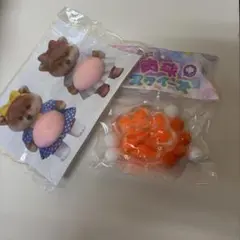 肉球スクイーズと　柴犬お腹シールセット