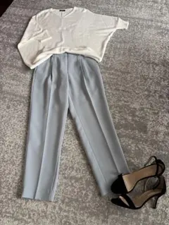 美品✨PLSTテーパードパンツ