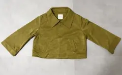 【新品】REDYAZEL レディアゼル　ショート丈　ブルゾン　ジャケット　カーキ