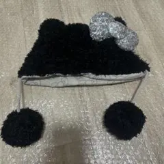 ユニバ USJ キティちゃん ファンキャップ 黒