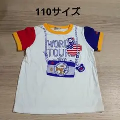 ⑲ミキハウス　ホットビスケッツ　半袖Tシャツ　110サイズ中古のサムネイル
