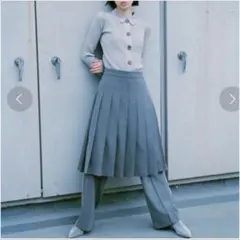 ローリーズファーム　ラメＢＩＧボタンポロロングスリーブ