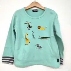 ▢Klädskap 動物プリント 長袖カットソー