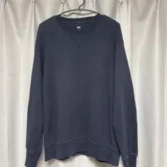 UNIQLO ユニクロ スウェット XL ネイビー 無地 トレーナー