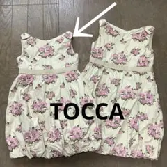 110 トッカ ワンピース 花柄 総刺繍