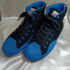 VISION STREET WEAR ハイカットスニーカー 黒/青26cm