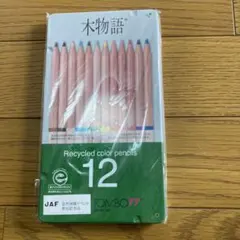 トンボ鉛筆 木物語 色鉛筆 12色セットのサムネイル