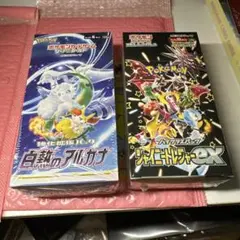 シャイニートレジャーex 白熱のアルカナbox シュリンク付 プラケ入りポケカ