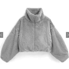grl スタンドネックファーブルゾン　kd105