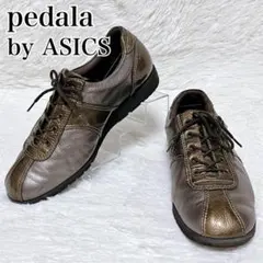 極美品！アシックス pedalaペダラ サイドジップ コンフォートレザー