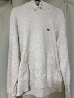 Champion グレー フード付きパーカー