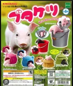 ブタケツ　エポック社ガチャガチャフィギュア
