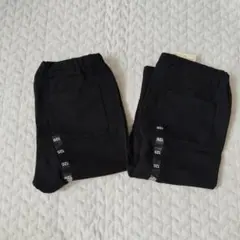 無印良品 ブラック パンツ 120２点セット