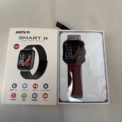 スマートウォッチ　赤