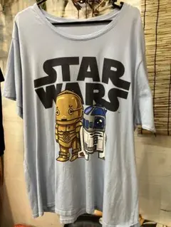 スターウォーズ】新品Tシャツ R2-D2 アストロメック 輸入品 グレー L 
