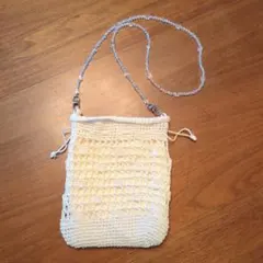 niko and... メッシュショルダーバッグ ホワイト