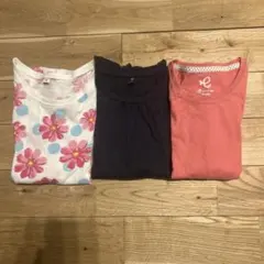 子供服 トップス 130cm 女の子 半袖 3点まとめ売り