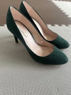 ZARA ハイヒール　緑