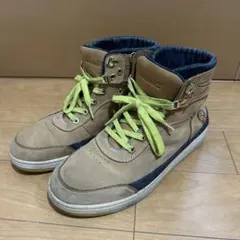 Timberland ハイカットスニーカー ベージュ/ネイビー