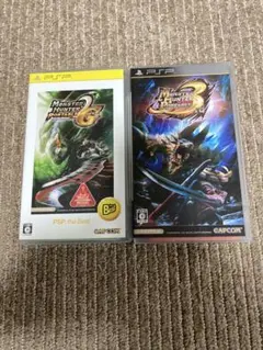 【PSP】か-6 モンスターハンターポータブル　2nd 3rd セット　ソフト