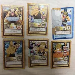 ワンピース カードダス ウソップ 6枚セット 旧裏