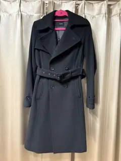 OZOCオゾック　ダブルブレストトレンチコート ブラック