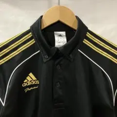 アディダスプロフェッショナル 半袖 ポロシャツ 野球 ブラック ゴールド Sのサムネイル