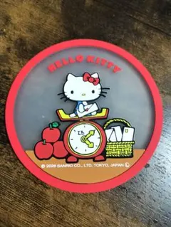 3COINS キティ コースター　赤