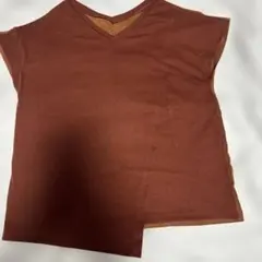 半袖Tシャツ　オレンジエンジ色 Mサイズのサムネイル