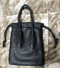 【ADD CULUMN】アドカラム ショルダーバック 巾着　ブラック